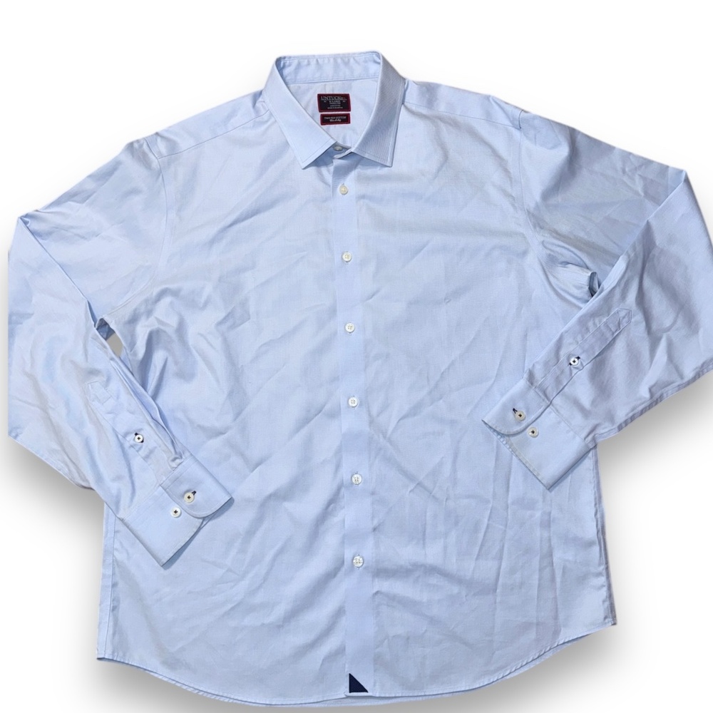 UNTUCKit Men's 2 Ply Cotton Dress Shirt - Size XL